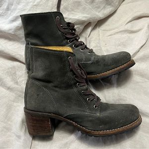 Frye Sabrina suede boots, 9, grey